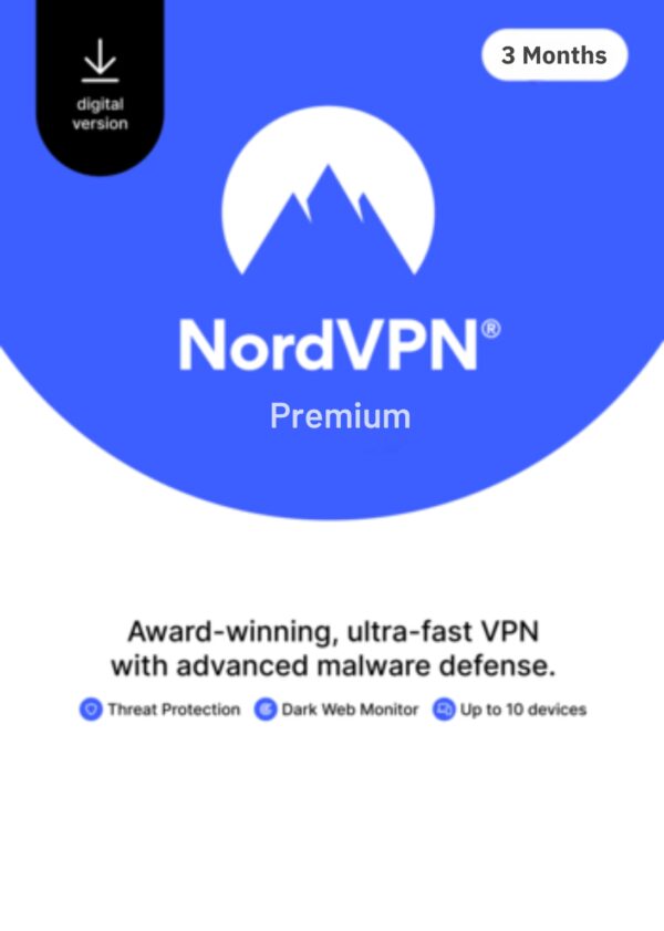 Nordvpn Account (3 Month) Subscription 2025