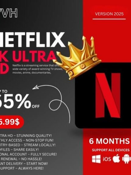 Netflix Subscription Premium (6 Months)
