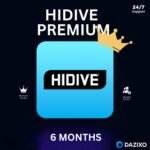 Hidive Premium 6 Months